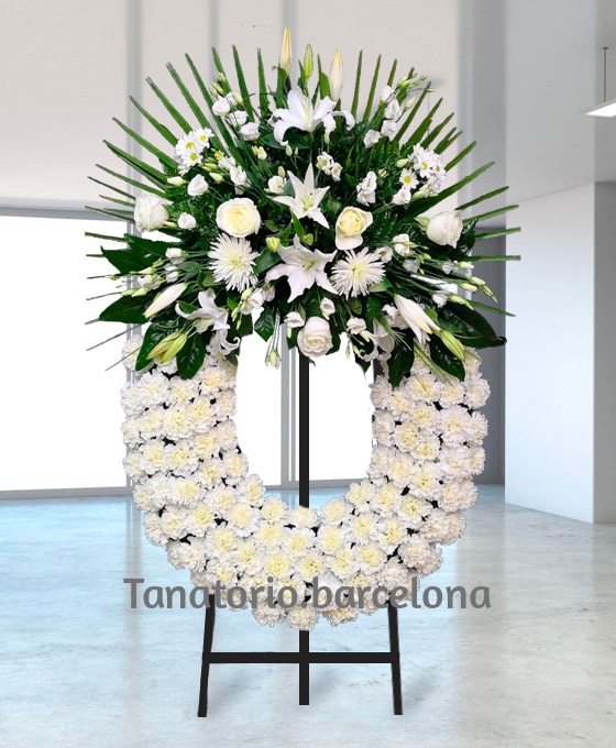 Flores funebres en Barcelona